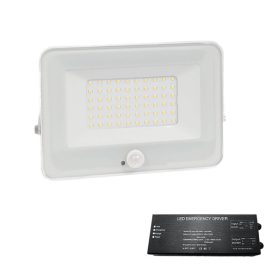   VEGA SLIM SMD LED REFLEKTOR 30 W S ČIDLEM BÍLÝ + NOUZOVÁ SADA