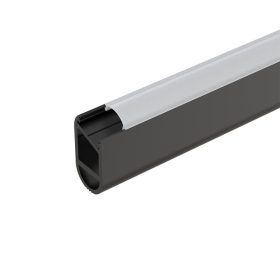 EL-27WR HLINÍKOVÝ SKŘÍŇOVÝ PROFIL 2,5 M, ČERNÝ