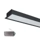 LED PROFIL ZAPUŠTĚNÁ MONTÁŽ S48 32W 4000K 1500MM ČERNÁ+NOUZOVÁ SADA
