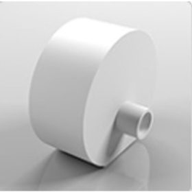 KONCOVÁ ZÁTKA S OTVOREM PRO LED TRUBICI EL-1333