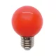 LED ŽÁROVKA G60 3W E27 ČERVENÁ