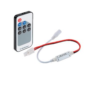   RF MINI RGB LED BEZDRÁTOVÝ STMÍVAČ 5A S DÁLKOVÝM OVLÁDÁNÍM