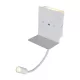 LED NÁSTĚNNÁ LAMPY 6W 3000K BÍLÁ