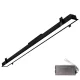 ELMARK LED PROFIL ZAPUŠTĚNÁ MONTÁŽ 600 mm 24 W 4000 K ČERNÁ + NOUZOVÁ SADA