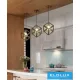 Závěsné svítidlo UNIVERSO 1xE27 Max.60w IP20 Černá D160x1230mm