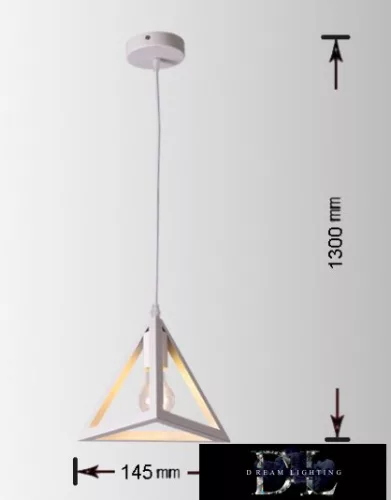 UNIVERSO Závěsné svítidlo 1xE27 IP20 D145x1300mm bílé