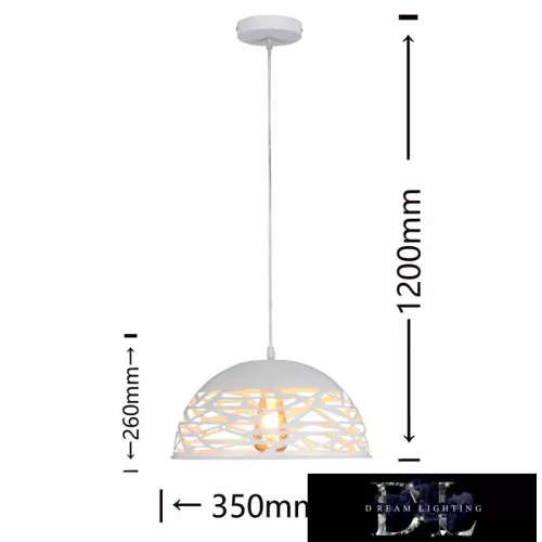 UNIVERSO Závěsné svítidlo E27 max. 60 W IP20 ∅360 bílé