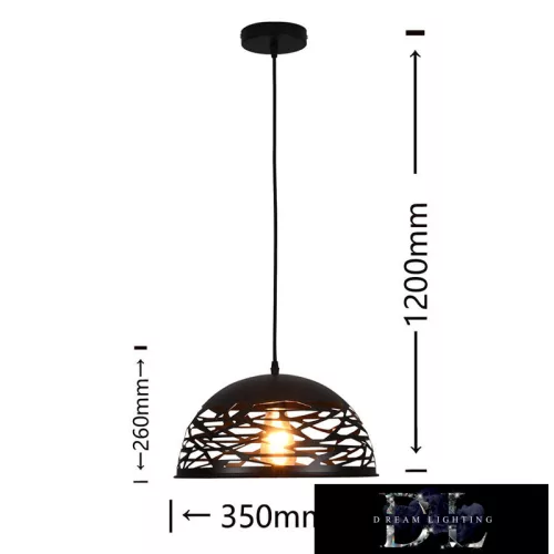 UNIVERSO závěsné svítidlo E27 max. 60 W IP20 ∅360 černé