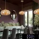 UNIVERSO Závěsné svítidlo 10 W 900 lm 3000 K 360° IP20 ∅280 x 150 x 1300 mm jantarová