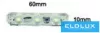 LED modul UNIVERSO 3xSMD-2835 DC:12V 1,2 W 140 lm zelené světlo 60 x 10 mm 20 ks/balení