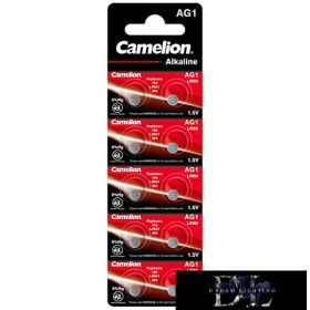   CAMELION alkalická knoflíková baterie 1,5 V AG1/LR60/LR621/364-BP10