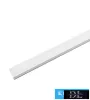Hliníkový profil UNIVERSO pro stropní montáž s matnou bílou krycí deskou, 2 m, 17,35 x 6,9 mm, bílá barva