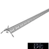 UNIVERSO Hliníkový profil pro vnější rohy s matnou krycí deskou, 2 m, 50 × 22,34 mm