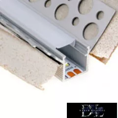 UNIVERSO Vnitřní rohový hliníkový profil s matnou krycí deskou 2 m 50*24,38 mm