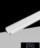 UNIVERSO Rohový profil s opálovou krytkou pro 10 mm LED pásky, bílá barva, 2000 x 36 x 60 mm