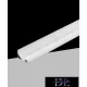 UNIVERSO Rohový profil s opálovou krytkou pro 10 mm LED pásky, bílá barva, 2000 x 36 x 60 mm