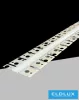UNIVERSO Flexibilní zapuštěný hliníkový profil s matnou bílou krycí deskou, vnitřní: 12,6 mm, 1,5 m