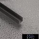 ELDLUX Hliníkový profil (hliníkový profil 15*15 mm, 2 m, krycí deska 2 m, 2 ks koncových krytek, 4 ks upevňovacích prvků)