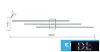 UNIVERSO Nástěnná lampa 23 W 1840 lm 4000 K IP20 černá 720 x 110 x 50 mm