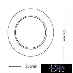 Nástěnná lampa UNIVERSO LED 15 W 1200 lm CCT IP20 ∅230 × 40 mm bílá