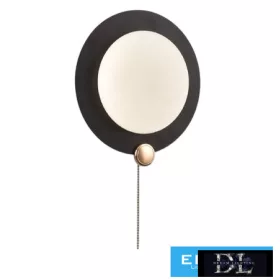   UNIVERSO Nástěnná lampa s tahovým spínačem 10 W 550 lm CCT.kap IP20 černá D249x90mm
