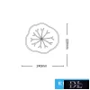 Nástěnná lampa UNIVERSO 13 W 1170 lm CCT IP20 bílá 320 × 110 mm