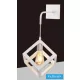 UNIVERSO Nástěnná lampa 1xE27 max. 60 W 170 x 170 mm IP20 Bílá 5 let