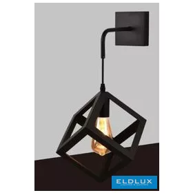   UNIVERSO Nástěnná lampa 1xE27 max. 60 W 170 x 170 mm IP20 Černá 5 let