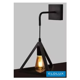   UNIVERSO Nástěnná lampa 1xE27 max. 60 W 250 x 250 mm IP20 Černá 5 let