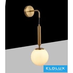   UNIVERSO Nástěnná lampa 1xG9 max.10w D150x850mm IP20 Staré zlato 5 let