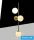 UNIVERSO Nástěnná lampa 3xG9 max.10w 200x200x700mm IP20 Staré zlato 5 let