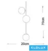 UNIVERSO Nástěnná lampa 3xG9 max.10w 200x200x700mm IP20 Staré zlato 5 let
