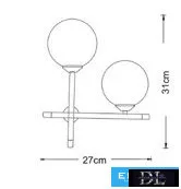 UNIVERSO Nástěnná lampa 2xG9 Černá 5 let