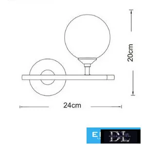 UNIVERSO Nástěnná lampa 1xG9 Černá 5 let