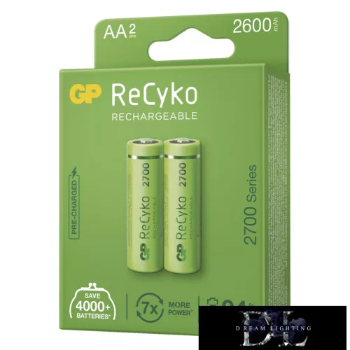 GP ReCyko NiMH dobíjecí baterie HR6 (AA) 2600mAh 2 ks.