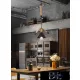UNIVERSO Lněný provazový lustr 1xE27 IP20 D290x1200mm černý