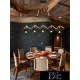 UNIVERSO Lněný provazový lustr 5xE27 IP20 1350x1100mm černý