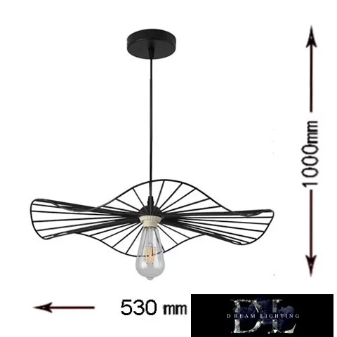 Závěsná lampa UNIVERSO E27 max. 60 W IP20 ∅530 černá