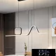 Závěsné svítidlo UNIVERSO 46 W 3680 lm 4000 K IP20 1070 x 1100 mm černé