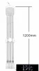 UNIVERSO Lněný provazový lustr 6xE27 max. 240V 1200mm černý