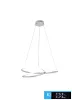 UNIVERSO závěsné LED svítidlo 38 W 3040 lm CCT spínač IP20 ∅600 mm bílé