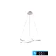 UNIVERSO závěsné LED svítidlo 38 W 3040 lm CCT spínač IP20 ∅600 mm bílé