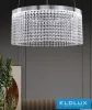 UNIVERSO Křišťálový lustr 35 W 2800 lm 8000 K 220° IP20 Chrom D500x1200 mm