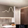 UNIVERSO Závěsná lampa LED 25 W 2000 lm 3000 K IP20 1200 × 200 × 1000 mm bílá