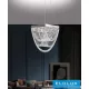 UNIVERSO Křišťálový lustr 35 W 2800 lm 6500 K 220° IP20 Chrom 450 x 450 x 1200 mm