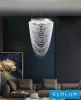 UNIVERSO Křišťálový lustr 35 W 2800 lm 6500 K 220° IP20 Chrom D400x1200 mm