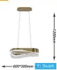 UNIVERSO Křišťálový lustr 35 W 2800 lm 8000 K 600 x 300 x 1200 mm
