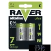 RAVER alkalická baterie LR14 (C) 2 ks/blistr