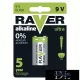 RAVER alkalická baterie 6LP3146 (1604) 9V 1 ks/blistr