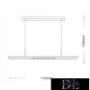 UNIVERSO závěsné LED svítidlo 70 W 5600 lm CCT 1100 x 95 mm IP20 bílé
